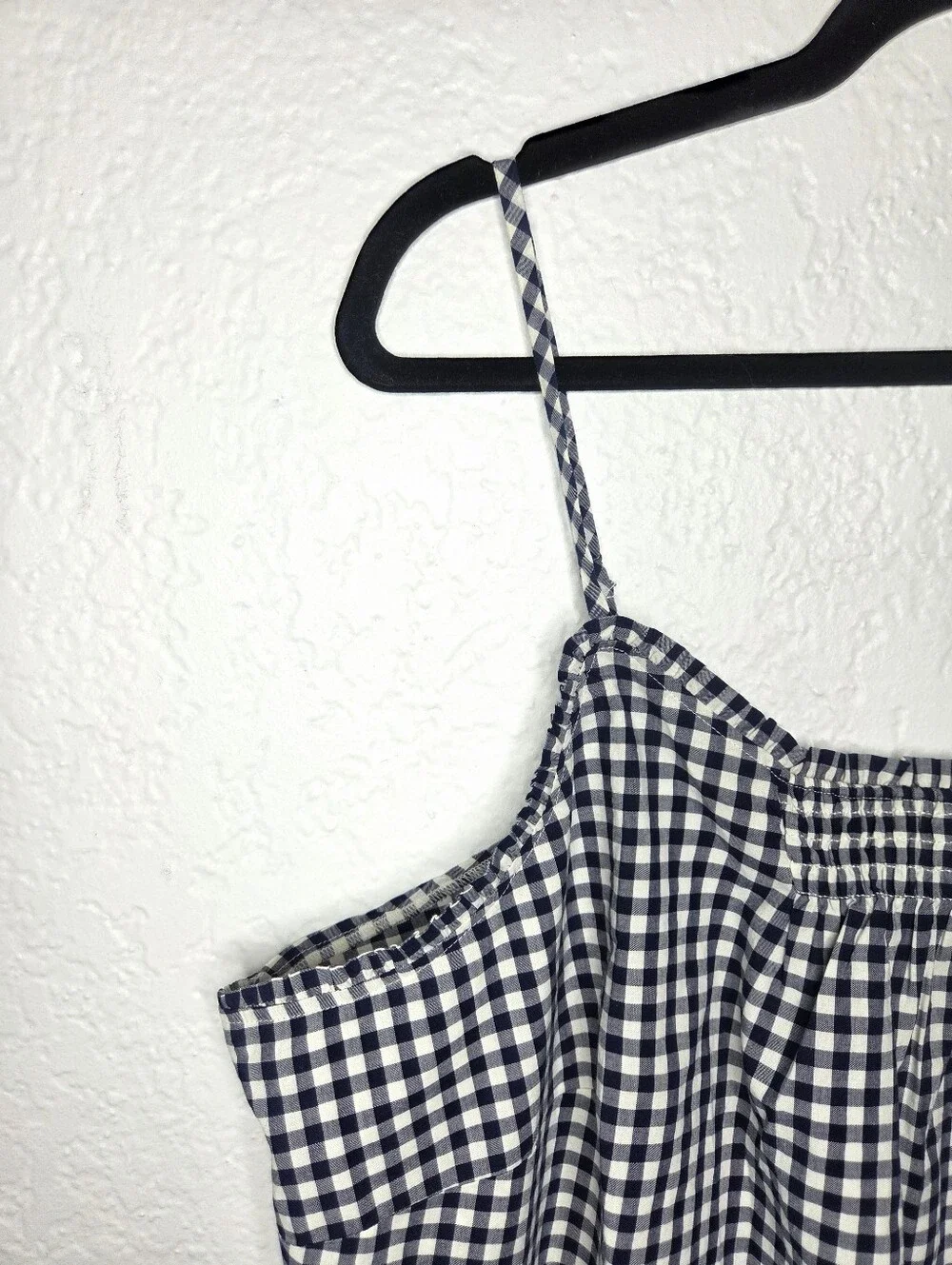 Draper James X Lands' End Pajama Cami Top Gingham Spaghetti Strap Size 2X NwT